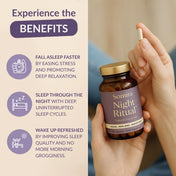 Sleep through the night in 7 nights — without melatonin or morning grogginess with Night Ritual™